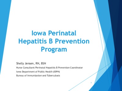 Perinatal Hepatitis B Prevention Program Guide, October 30, 2019 - Iowa ...